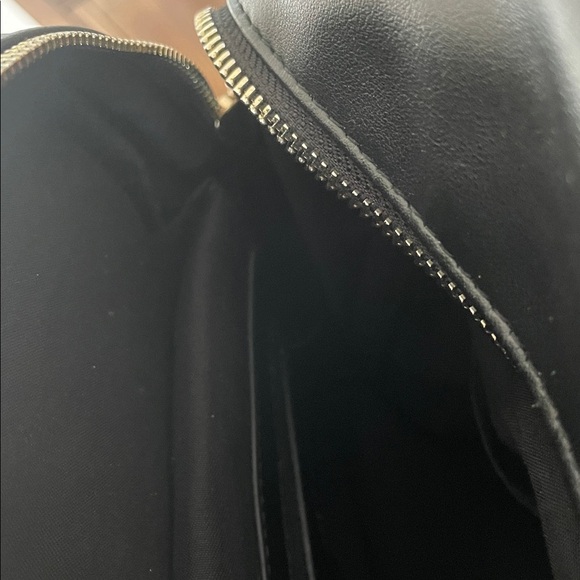 Bebe Black Backpack with Gold Details - Picture 3 of 3